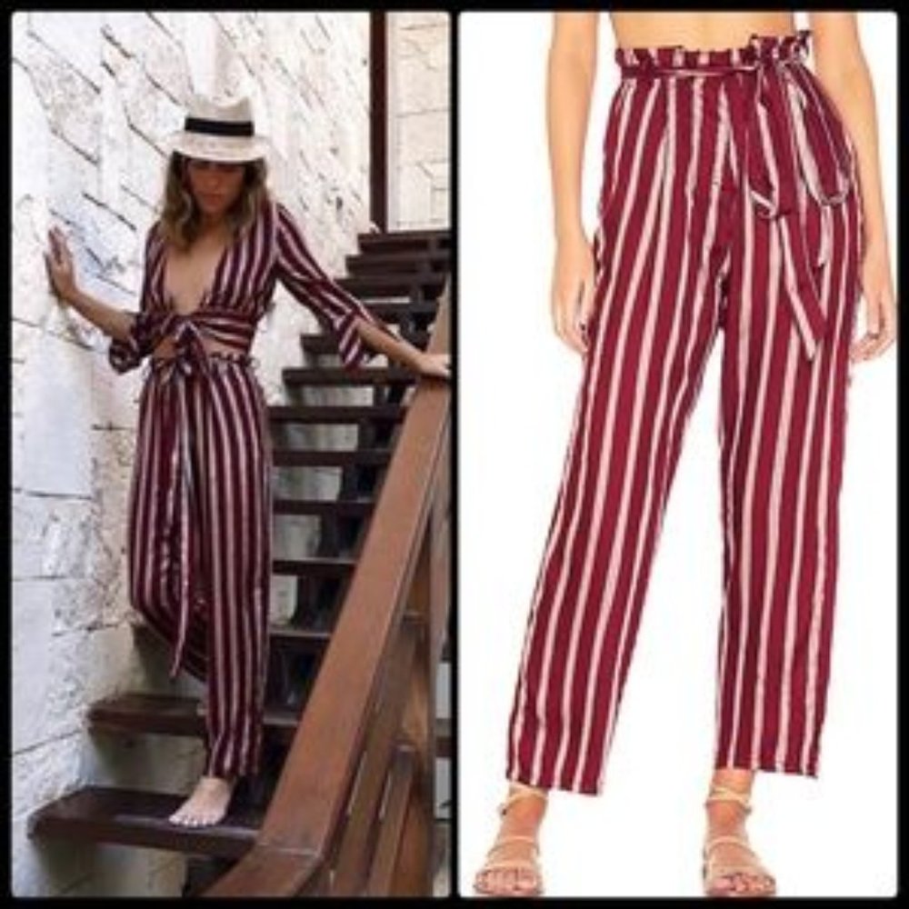 BeachRiot Paloma Striped Pant